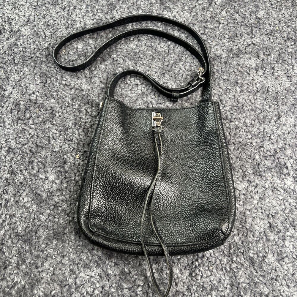 Rebecca Minkoff Black Pebbled Crossbody GUC